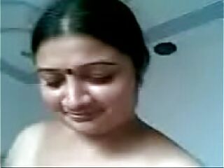 Aunty in one's birthday suit close by the